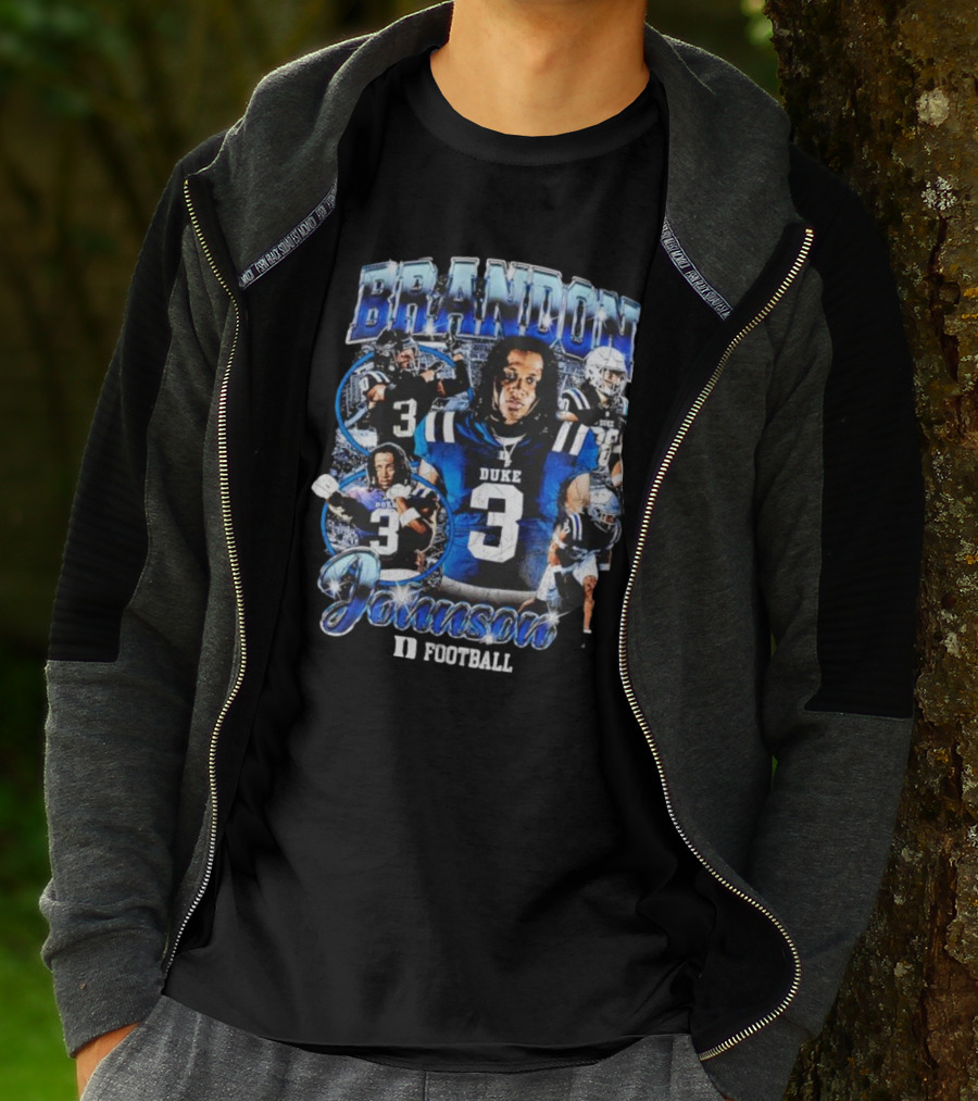 Brandon Johnson Duke Football 3 T-Shirt