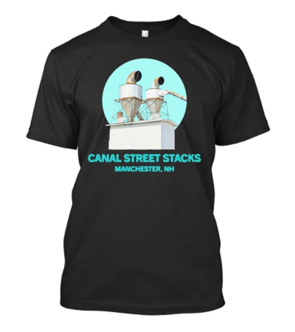 CANAL STREET STACKS MANCHESTER NH Ventilation Towers T-Shirt
