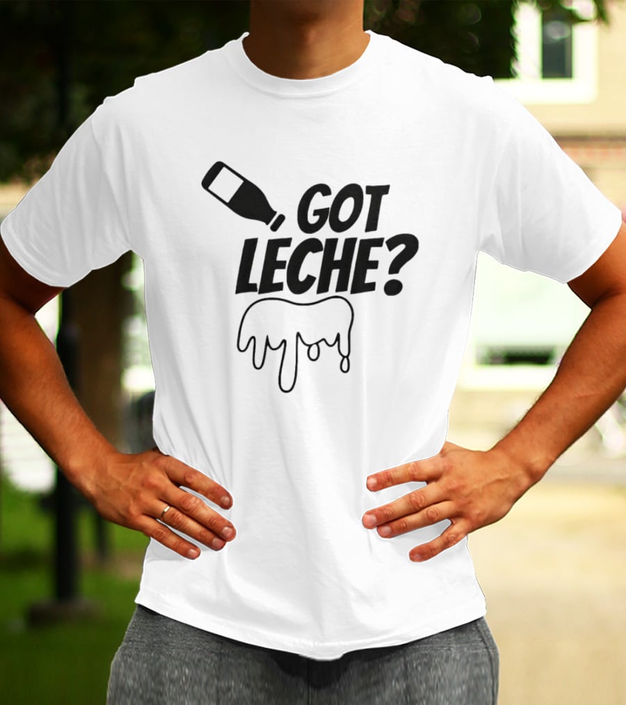 Got Leche Milk Bottle Dripping Illustration Gabby B T-Shirt