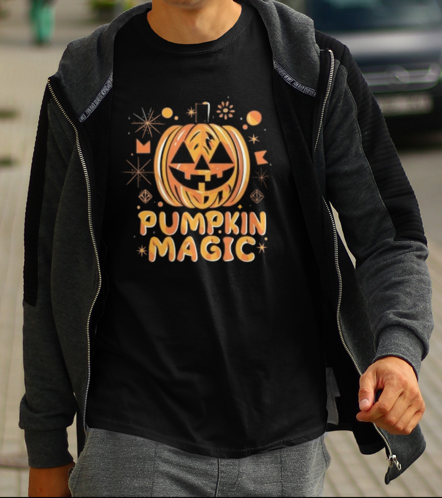 Pumpkin Magic Happy Halloween T-Shirt