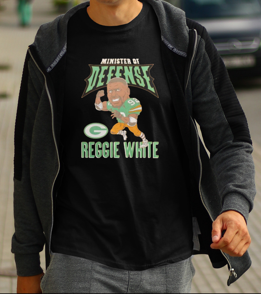 Minister Of Defense Reggie White Packers T-Shirt
