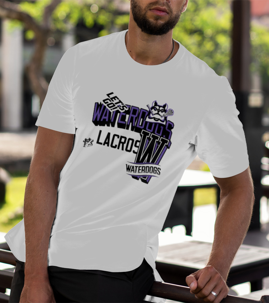 Premier Lacrosse League Waterdogs Let's Go Waterdogs LAX W T-Shirt