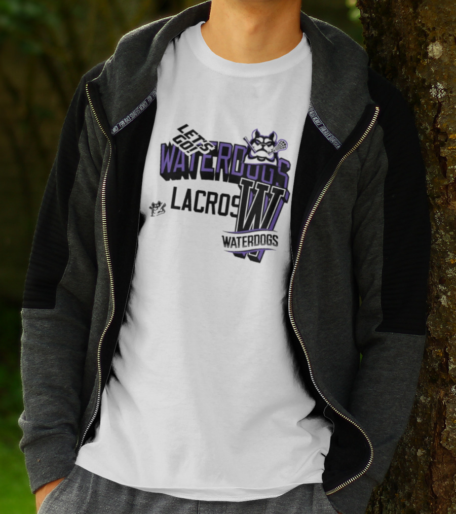 Premier Lacrosse League Waterdogs Let's Go Waterdogs LAX W T-Shirt