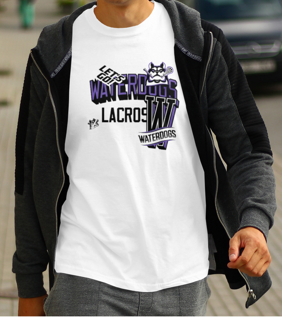 Premier Lacrosse League Waterdogs Let's Go Waterdogs LAX W T-Shirt
