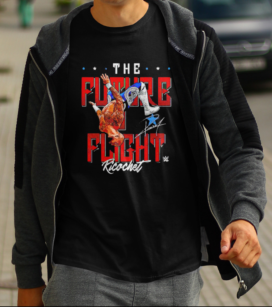 The Future Of Flight Ricochet WWE Signature Flip T-Shirt