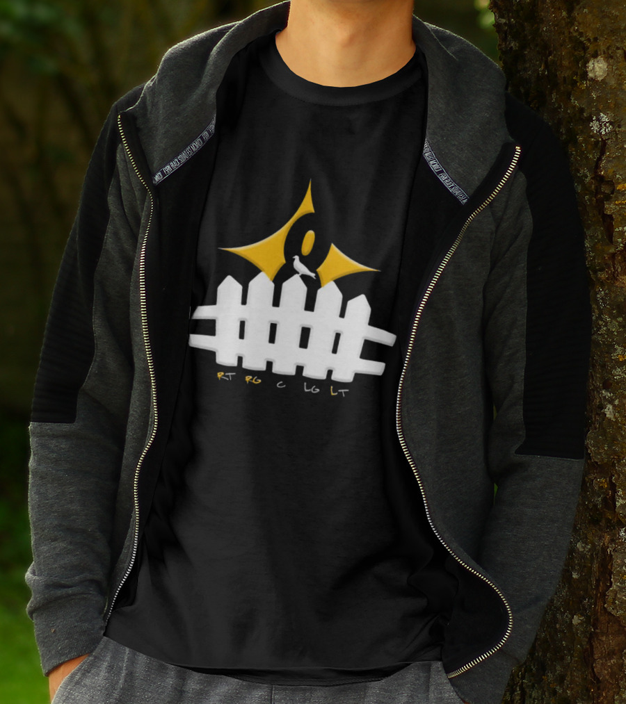 Steelers Kenny Pickett Pickett Fence RT RG C LG LT T-Shirt