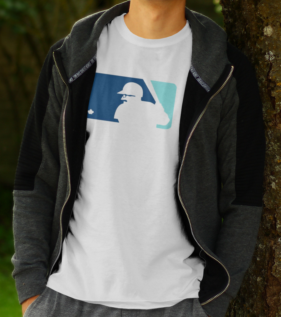 Ben Wagner Schneider Stache Baseball Logo With Batter T-Shirt