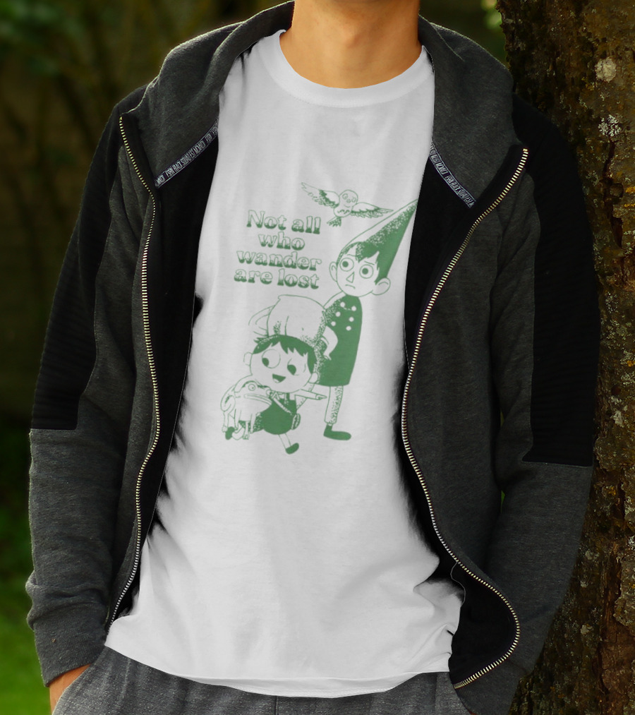 Not All Who Wander Are Lost Over The Garden Wall Characters Frog Bird T-Shirt