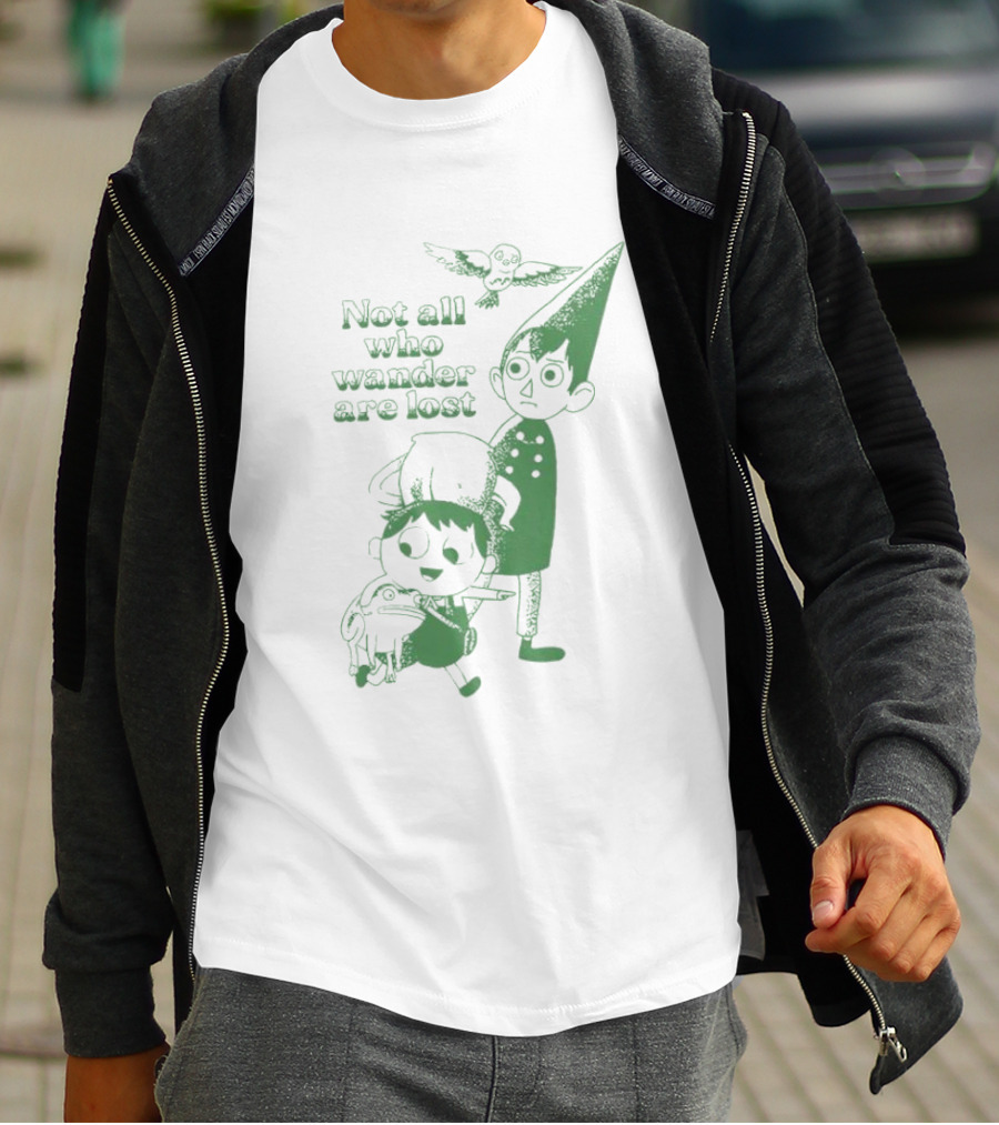 Not All Who Wander Are Lost Over The Garden Wall Characters Frog Bird T-Shirt