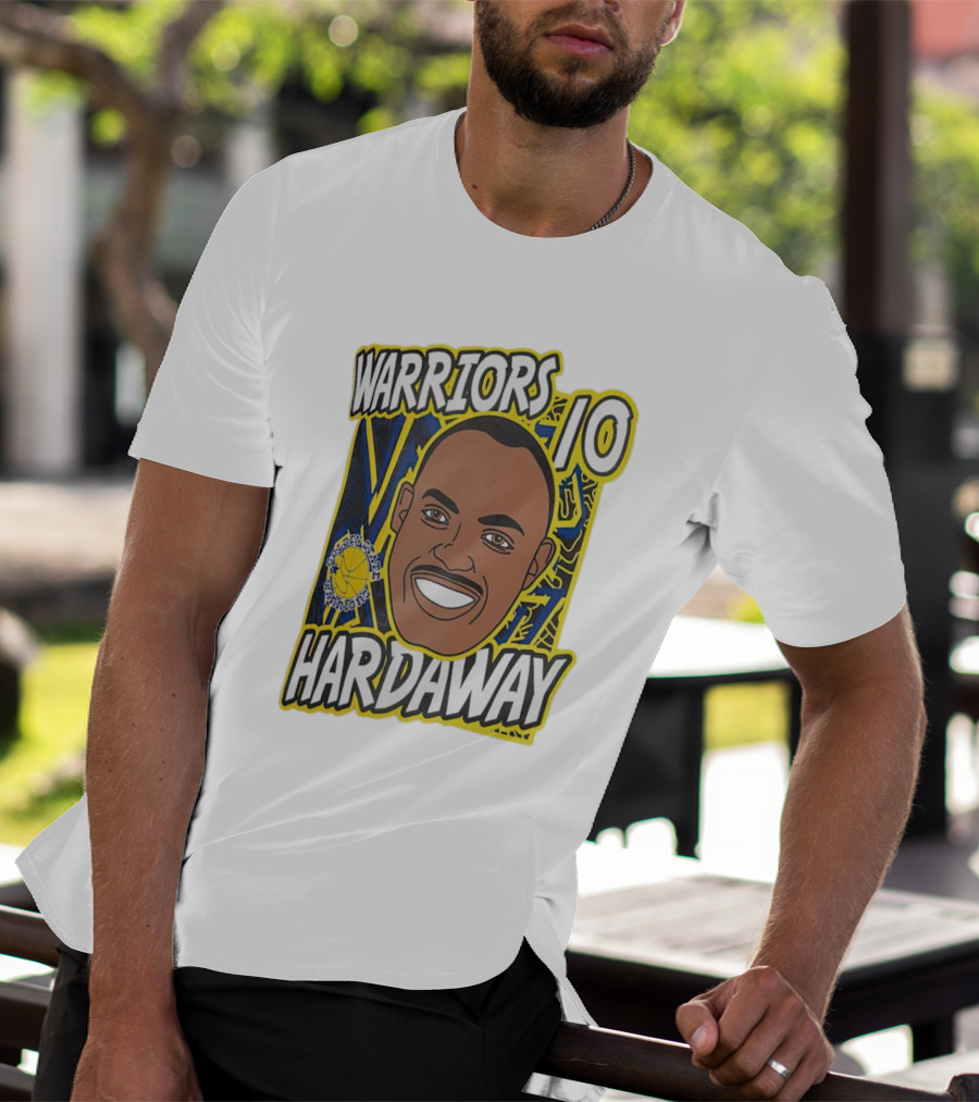Warriors 10 Hardaway Golden State Cartoon T-Shirt