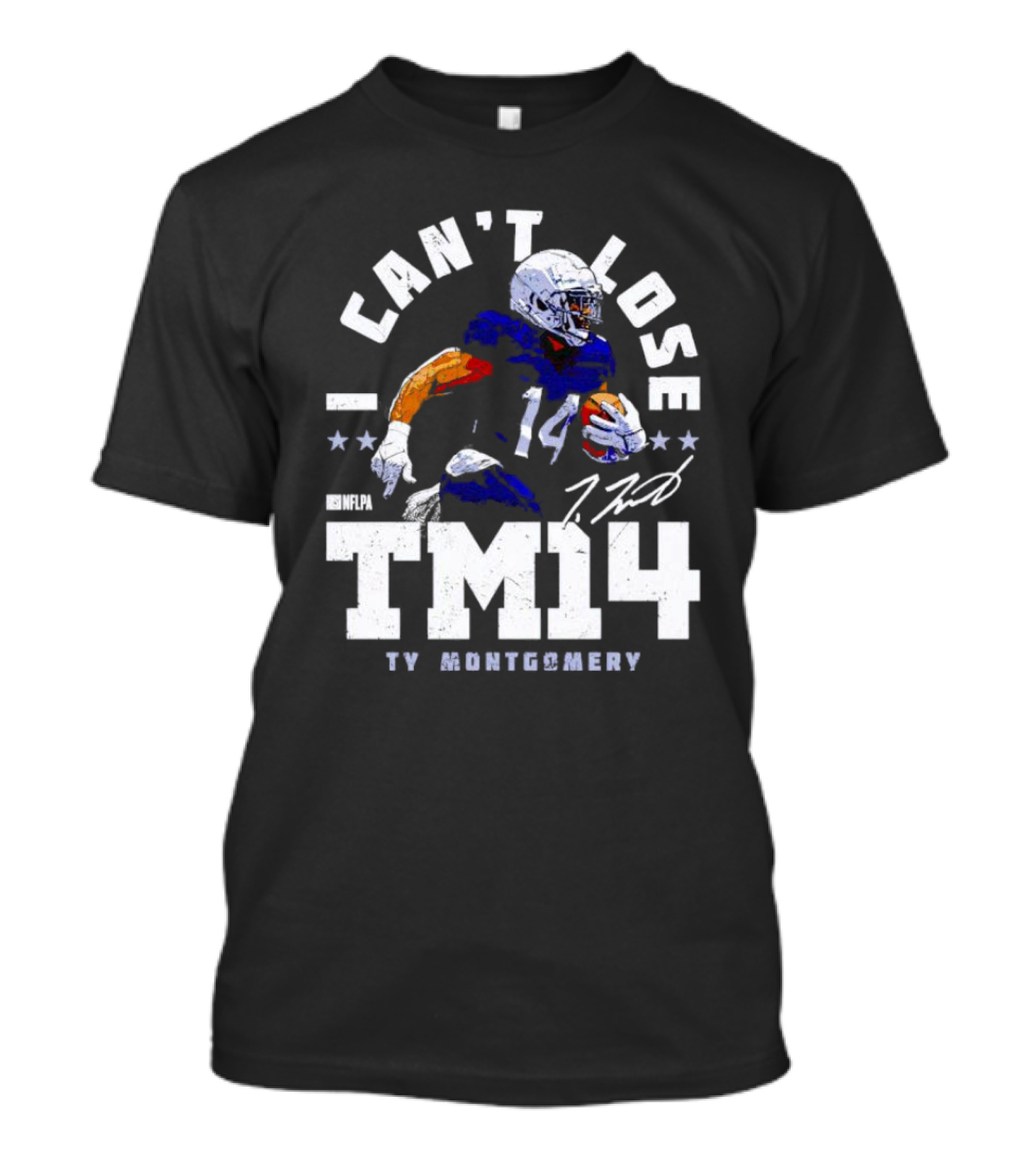 Can't Lose Ty Montgomery TM14 Signature NFLPA T-Shirt