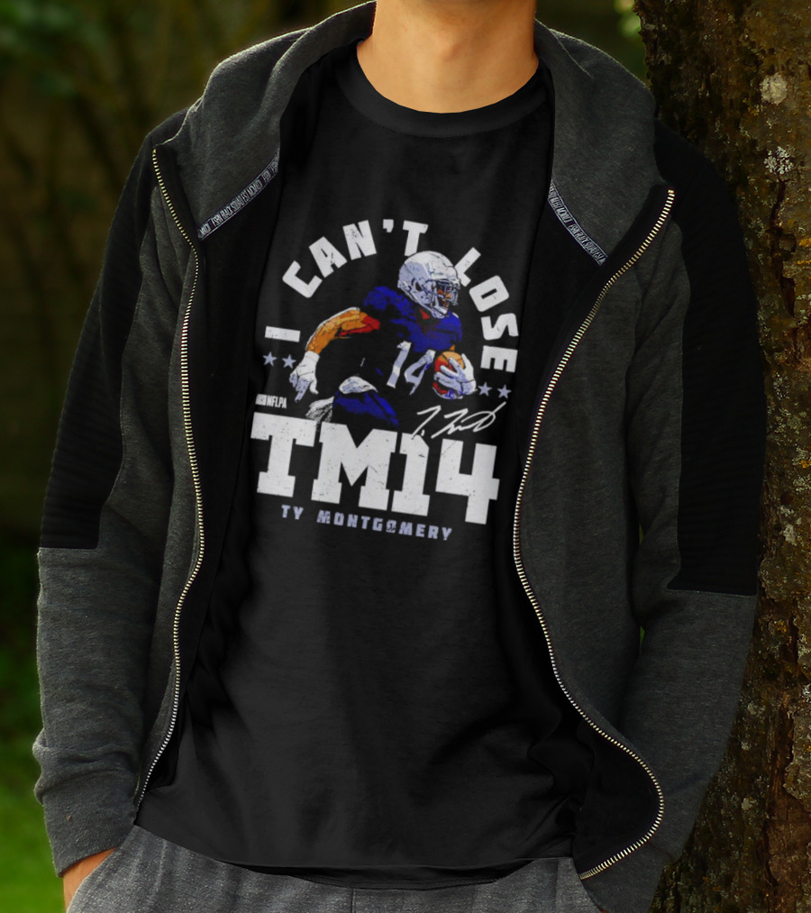 Can't Lose Ty Montgomery TM14 Signature NFLPA T-Shirt