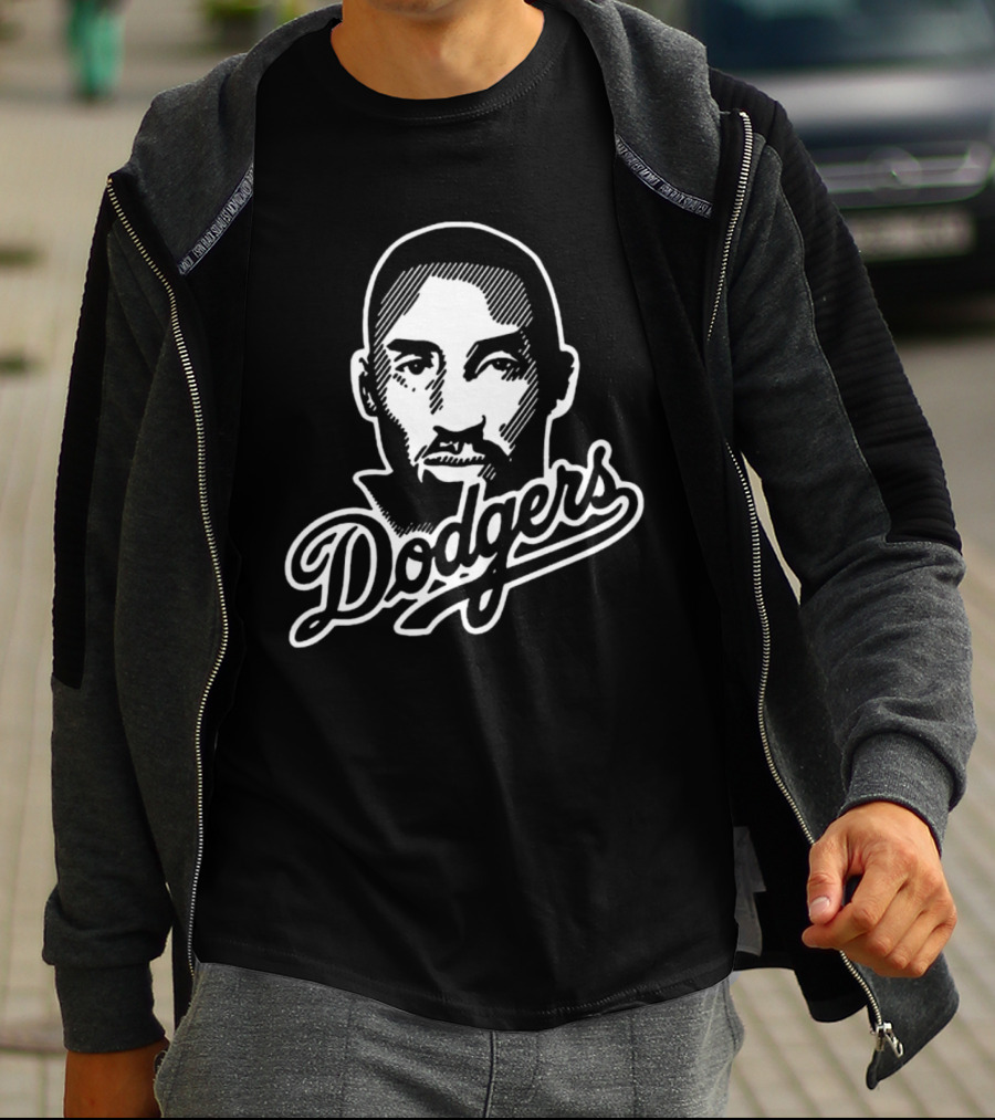 Kobe Bryant Dodgers Face T-Shirt