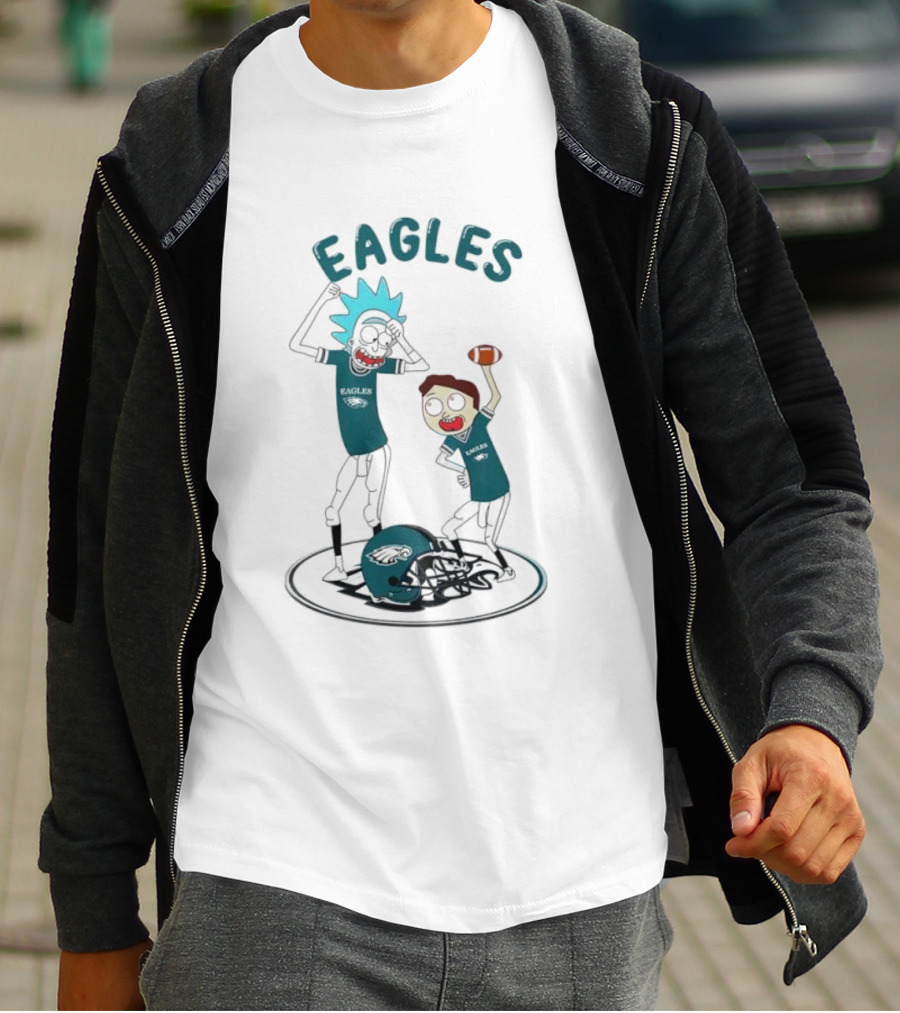 Philadelphia Eagles Rick And Morty Parody Dance T-Shirt
