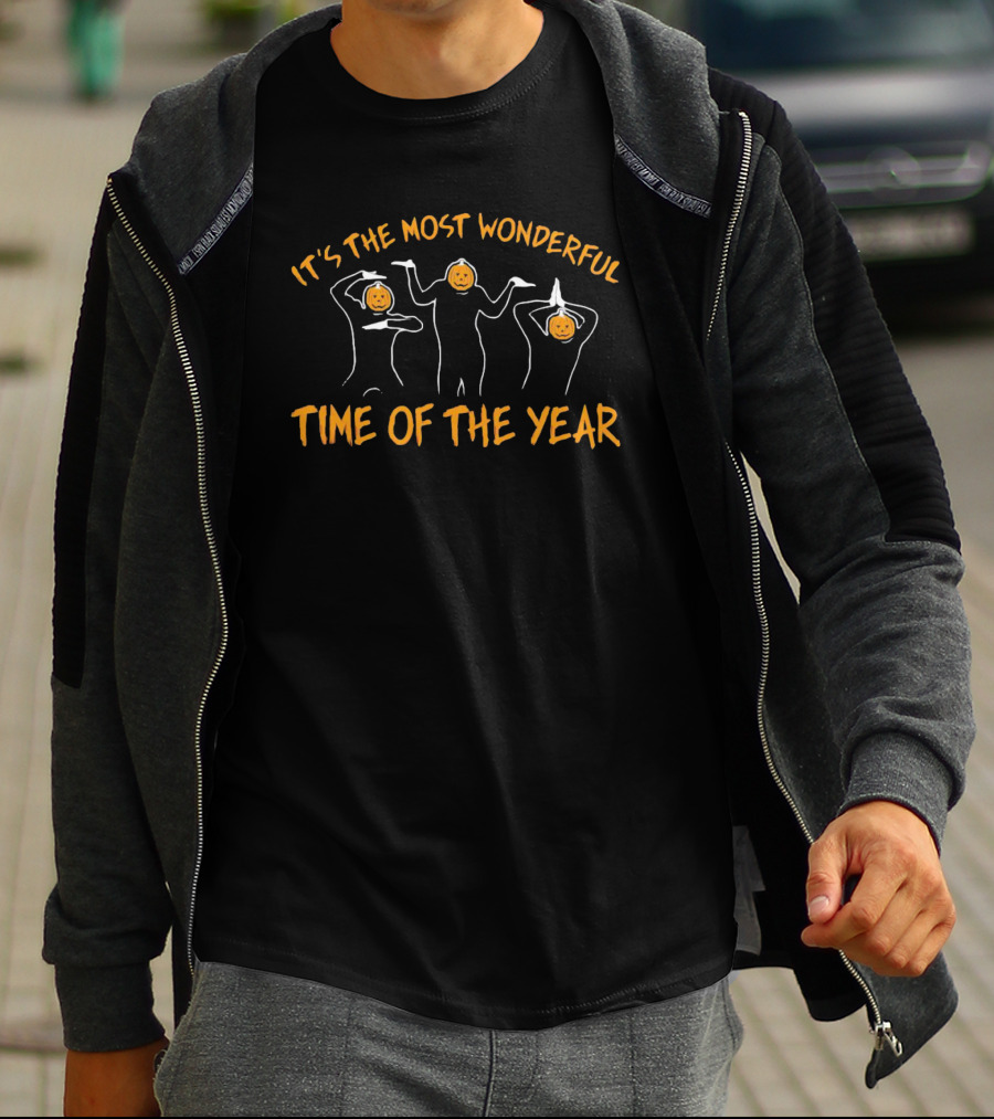 It's The Most Wonderful Time Of The Year Pumpkin Dancing T-Shirt
