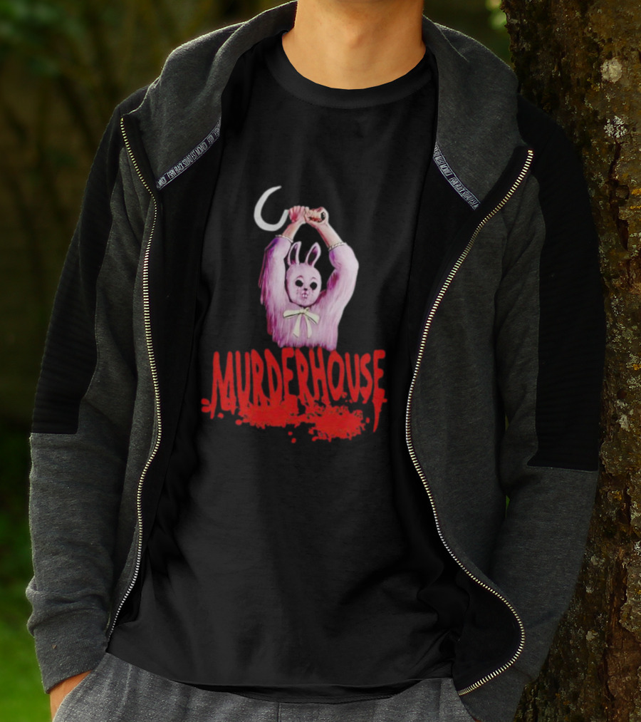 Murder House Pink Bunny With Sickle T-Shirt