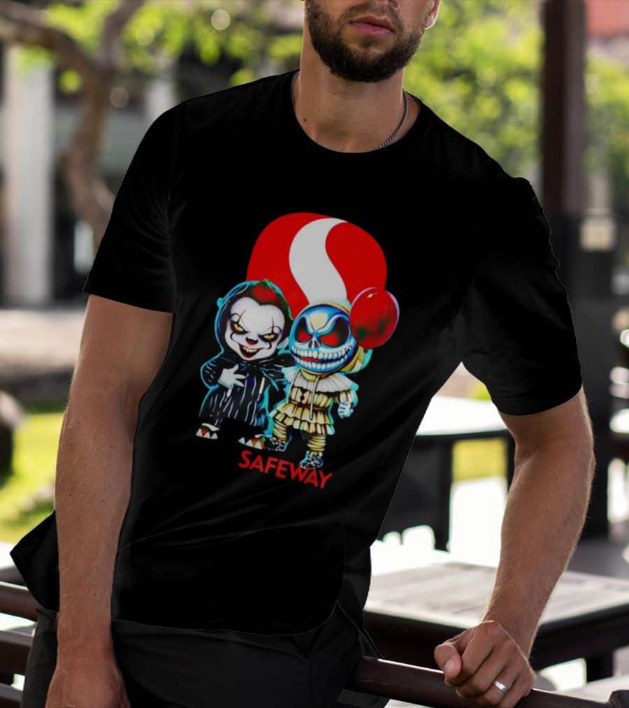 Pennywise Jack Skellington Safeway Halloween Combo T-Shirt