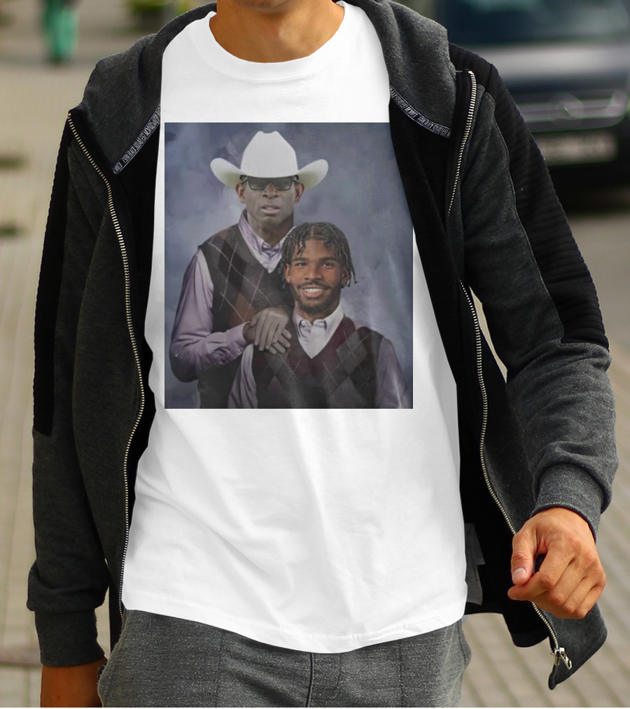 Deion Sanders And Shedeur Sanders Step Brothers Cowpoke T-Shirt