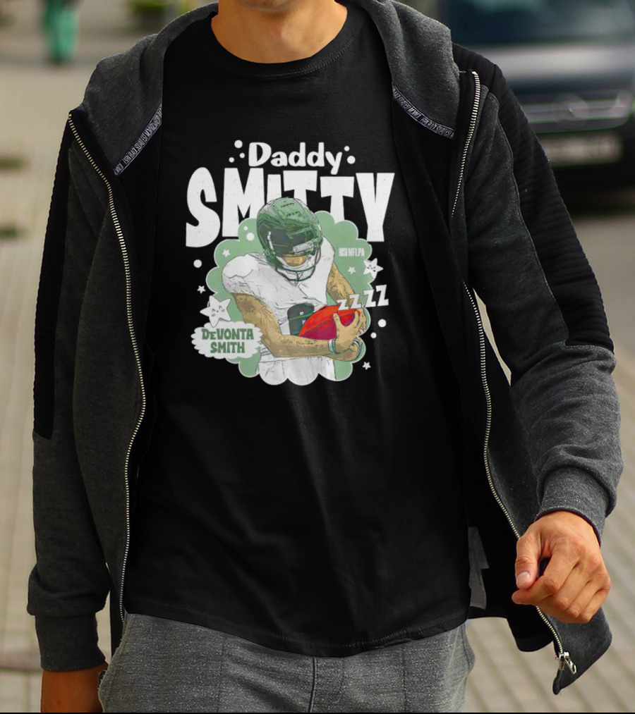 Daddy Smitty Devonta Smith NFLPA Zzzzz Football Star T-Shirt