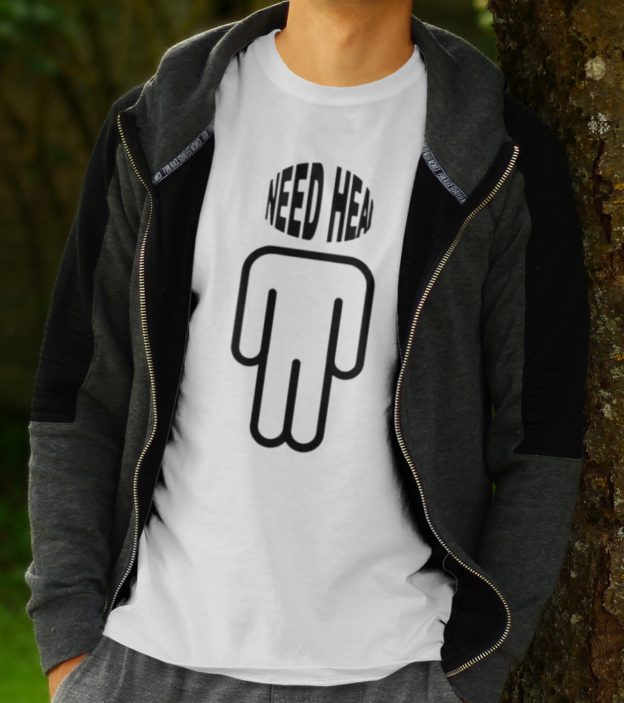 NEED HEAD Minimalist Figure T-Shirt