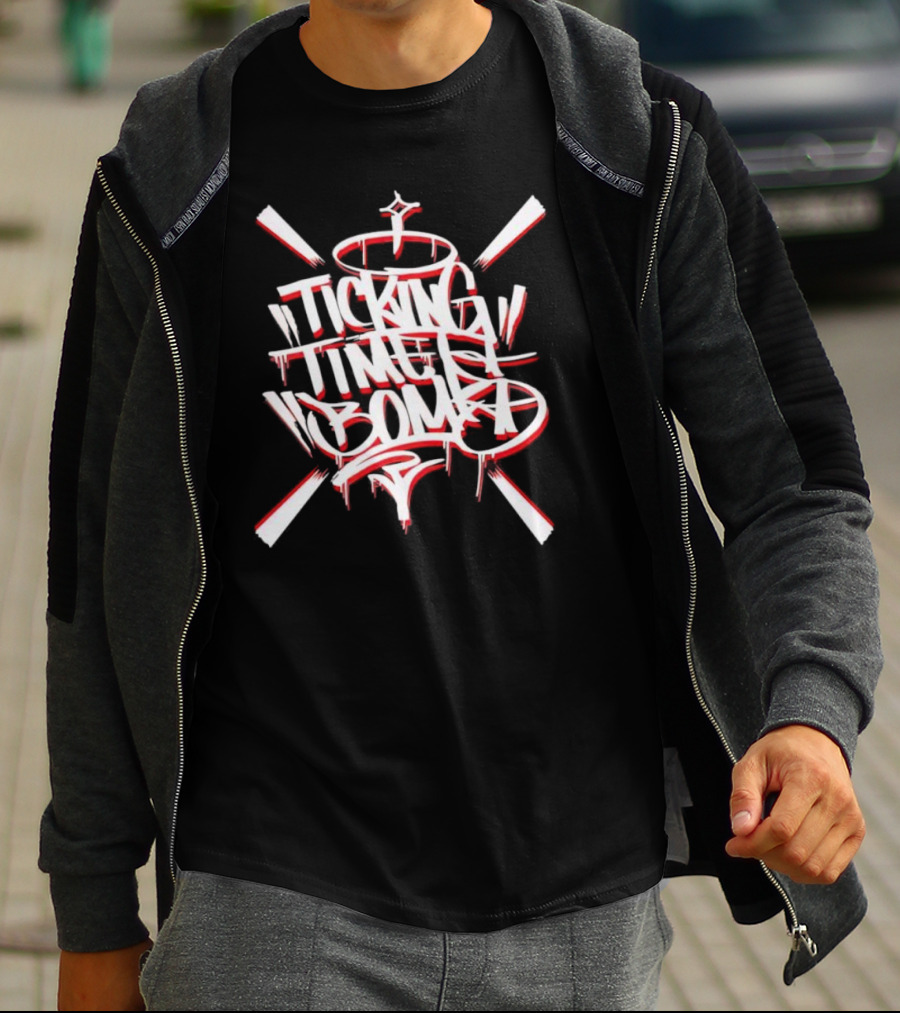 Men’s Hiromu Takahashi X Racquer Freaks Ticking Time Bomb Shaku T-Shirt
