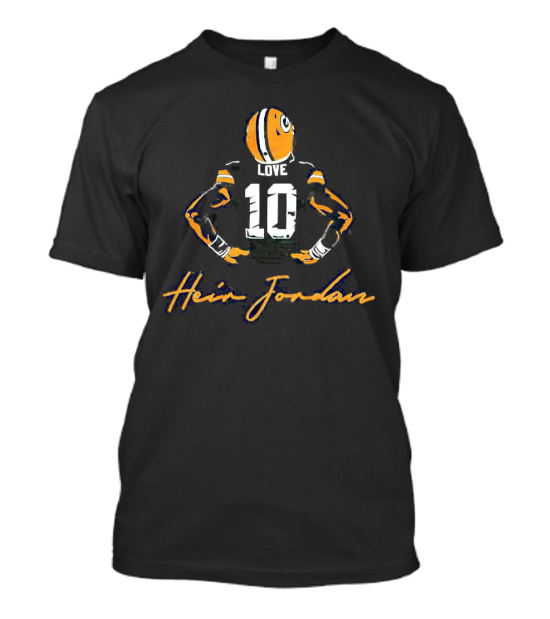 Hein Jordan Love 10 Football Jersey Packers T-Shirt