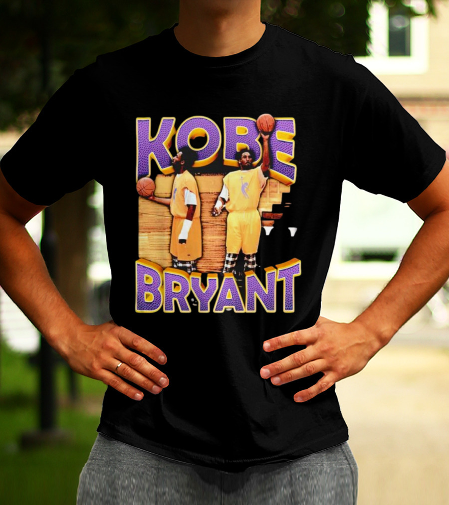 Kobe Bryant Basketball Dual Pose Dreams Matching Set T-Shirt