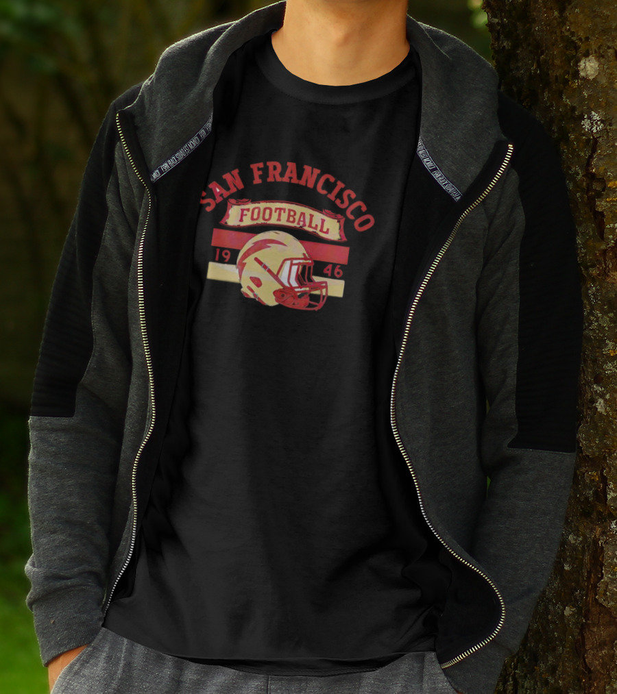 San Francisco Football 1946 Helmet T-Shirt