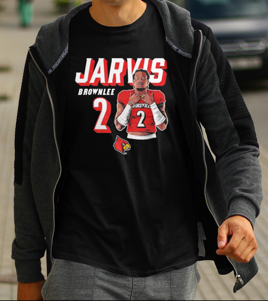 Jarvis Brownlee Louisville Cardinals Number 2 T-Shirt