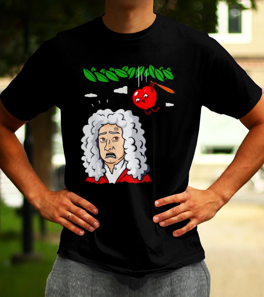 Extreme Gravity Apple Falling On Newton T-Shirt