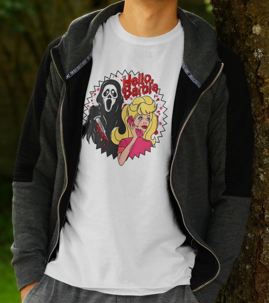 Hello Barbie Ghost Mask Doll T-Shirt
