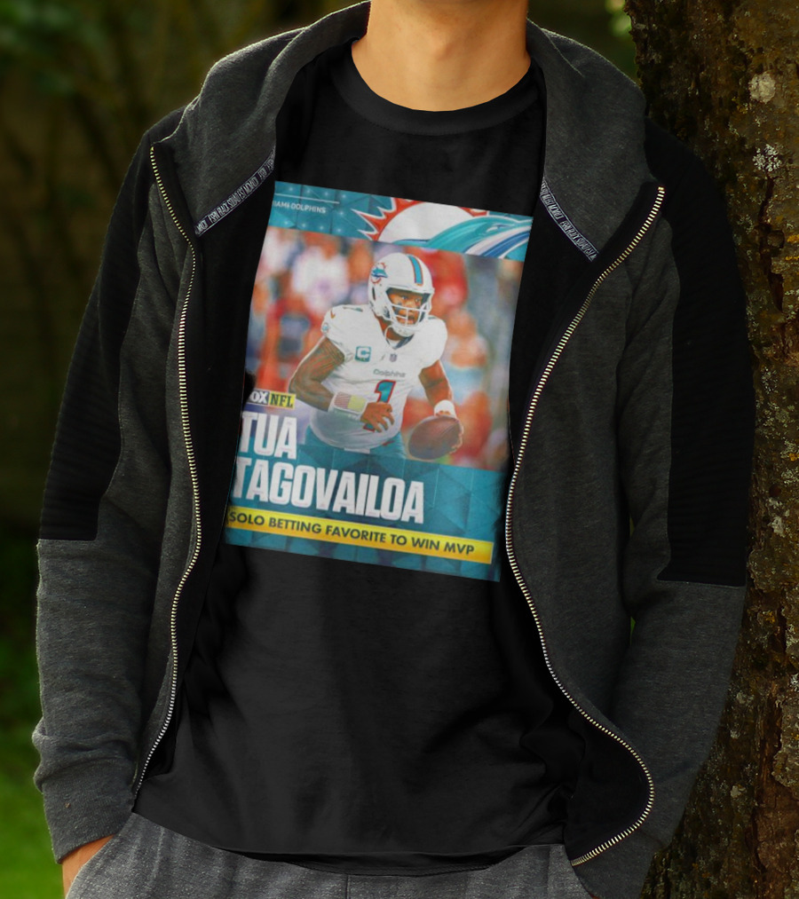 Miami Dolphins Tua Tagovailoa Solo Betting Favorite To Win MVP Fox NFL T-Shirt