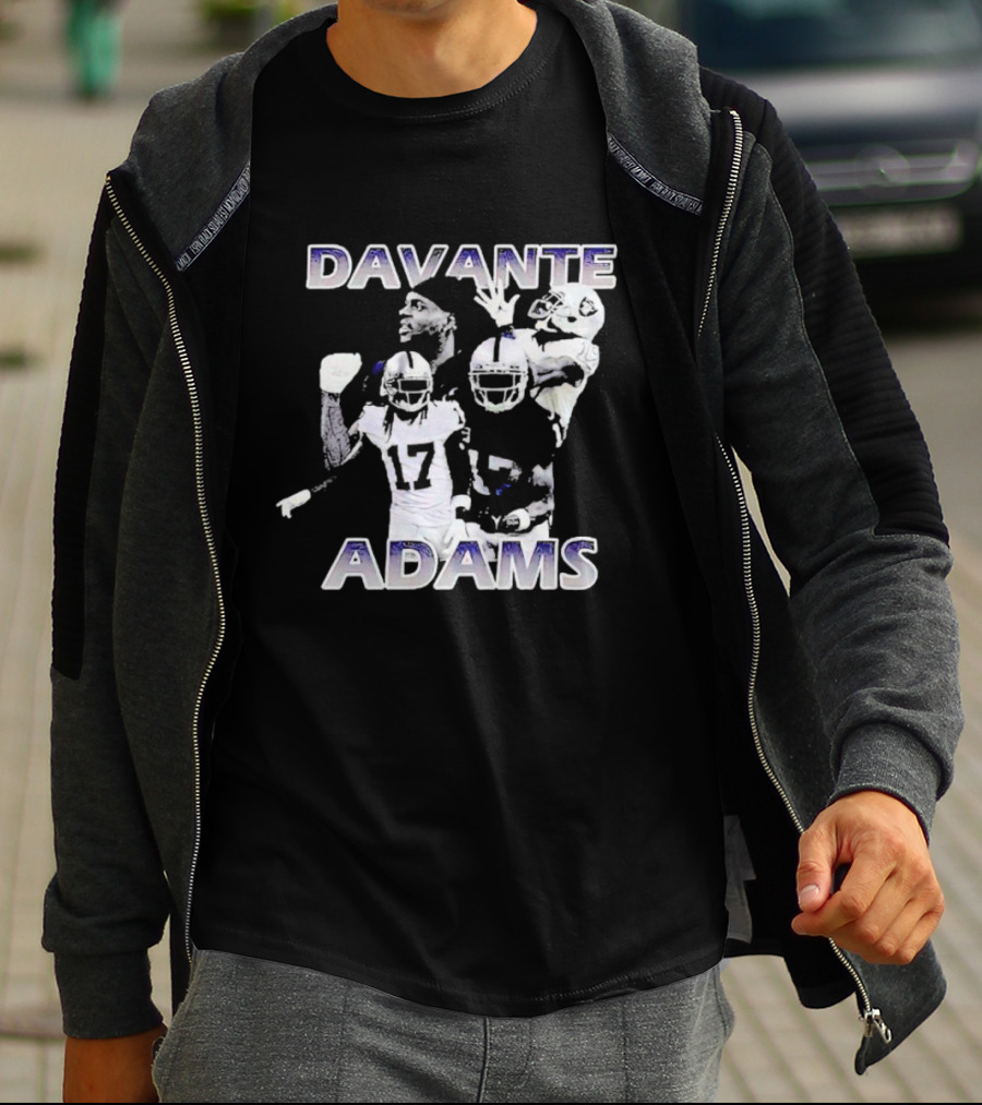 Davante Adams Raiders Football Collage 17 T-Shirt