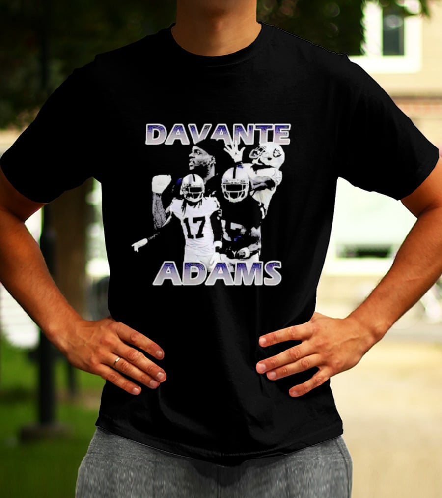 Davante Adams Raiders Football Collage 17 T-Shirt