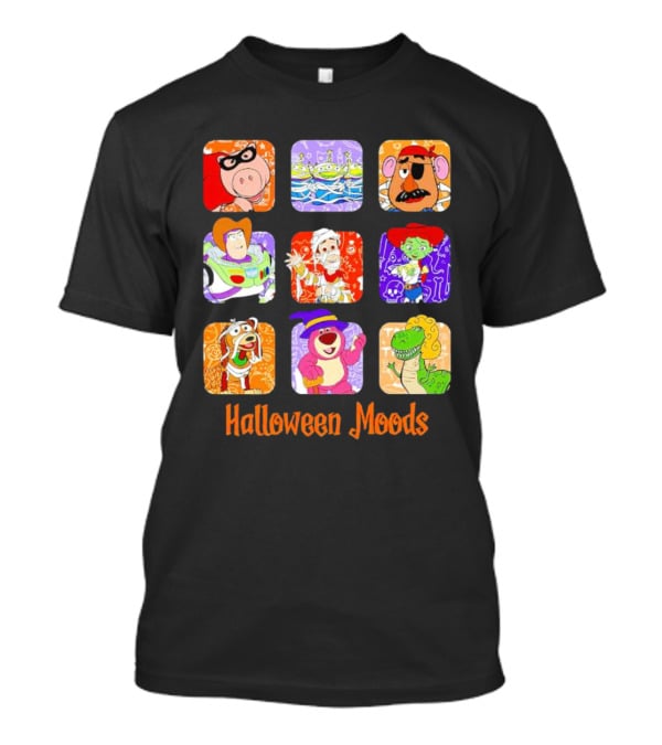 Halloween Moods Toy Story Disney Characters In Costume T-Shirt