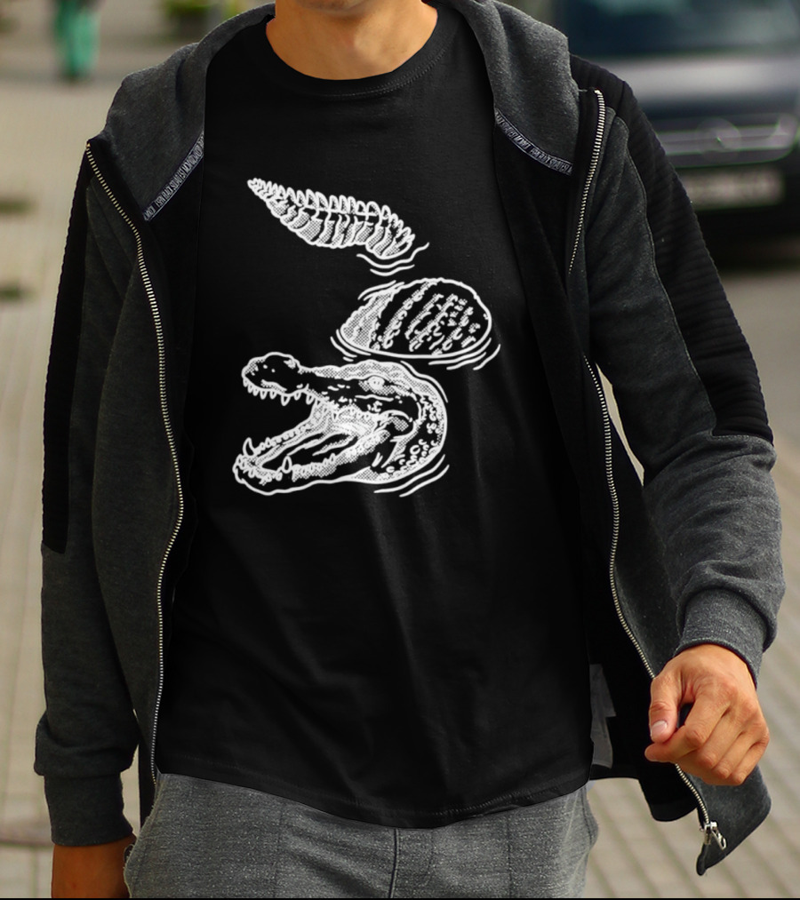 Let's Trip Alligator Spiral Tail T-Shirt