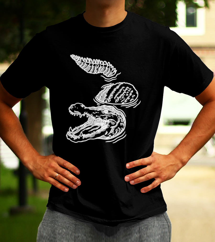 Let's Trip Alligator Spiral Tail T-Shirt