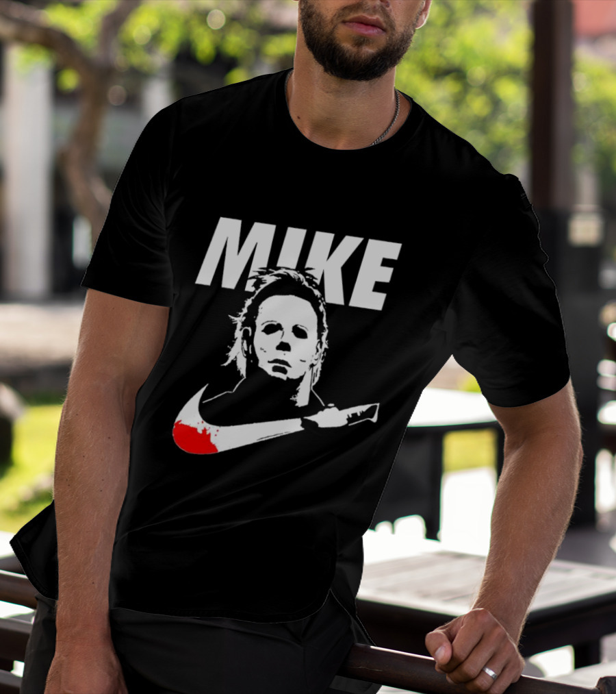 Mike Michael Myers Halloween Knife Swoosh T-Shirt