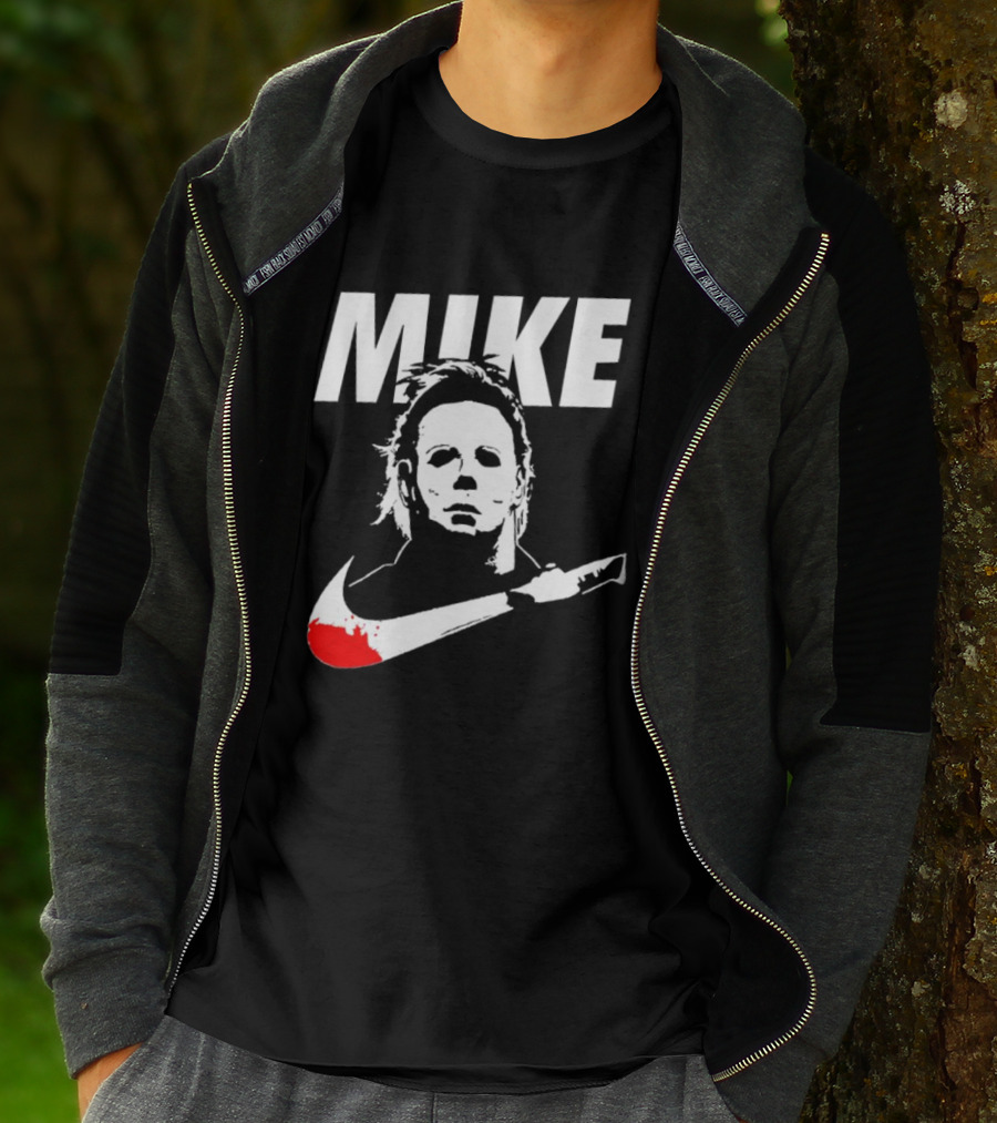 Mike Michael Myers Halloween Knife Swoosh T-Shirt