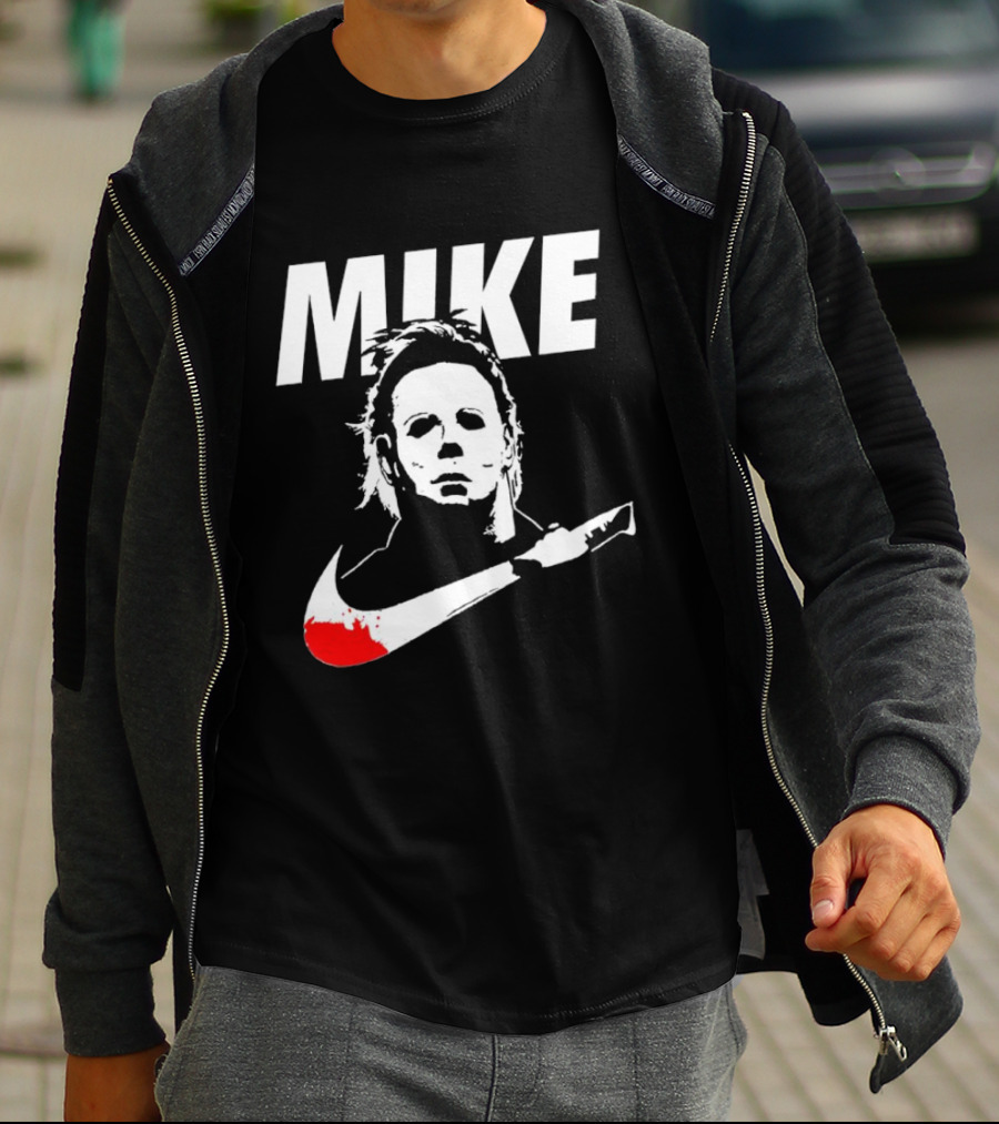 Mike Michael Myers Halloween Knife Swoosh T-Shirt