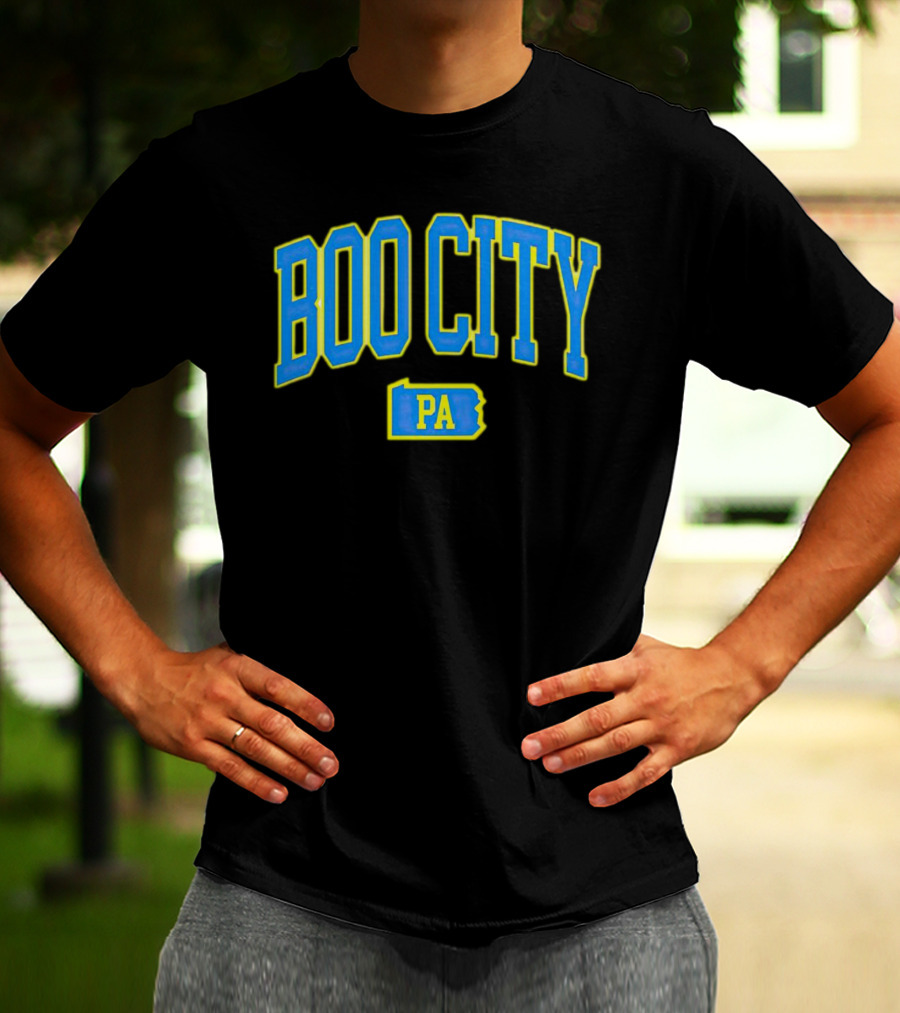 BOO CITY PA Philadelphia-Inspired Ghost T-Shirt