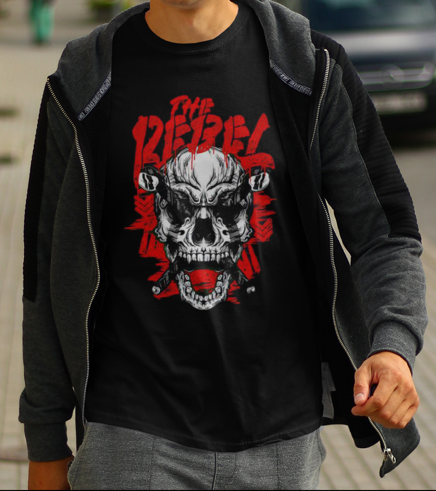David Finlay The Rebel Skull T-Shirt