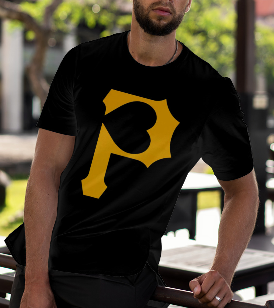 Heart Of Pittsburgh Pirates 'P' T-Shirt