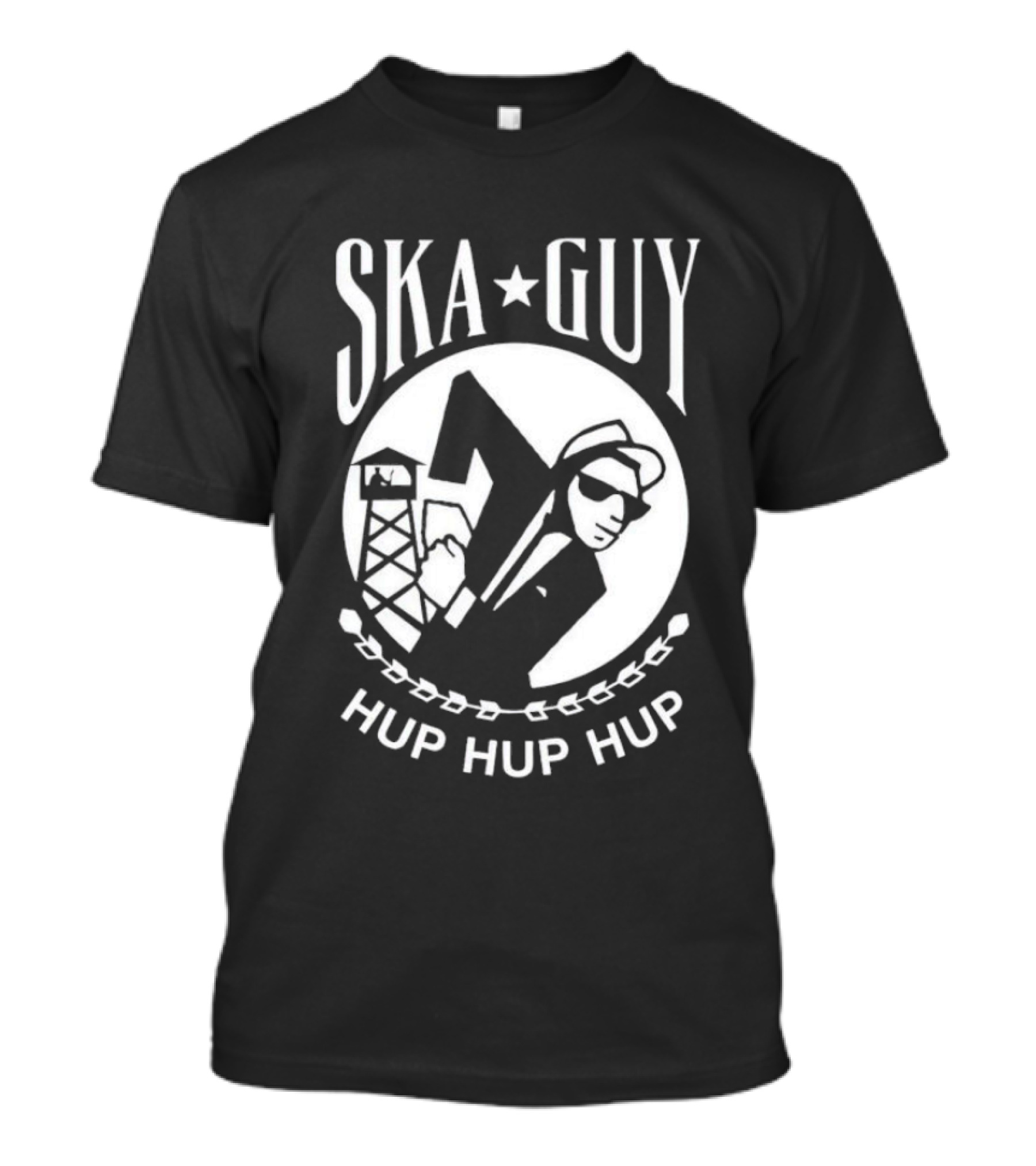 SKA GUY HUP HUP HUP Tower And Dancing Suit T-Shirt