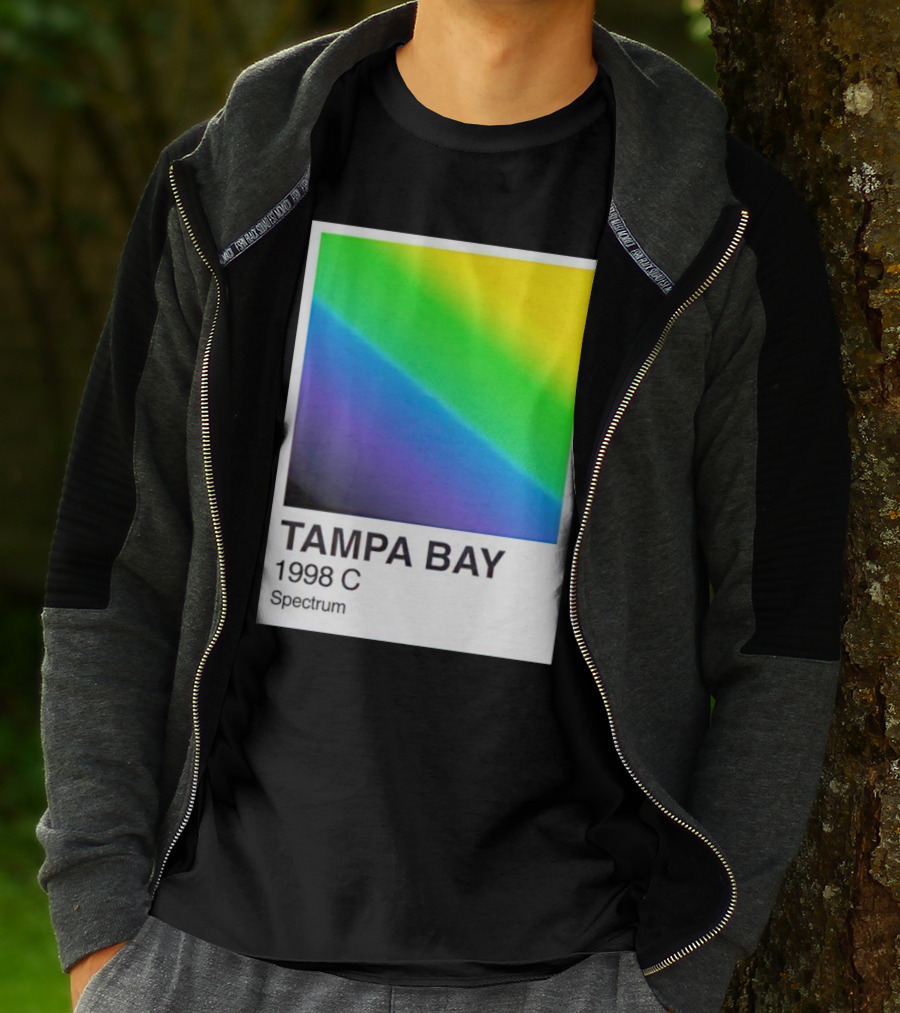 Tampa Bay 1998 C Spectrum Rainbow Gradient T-Shirt