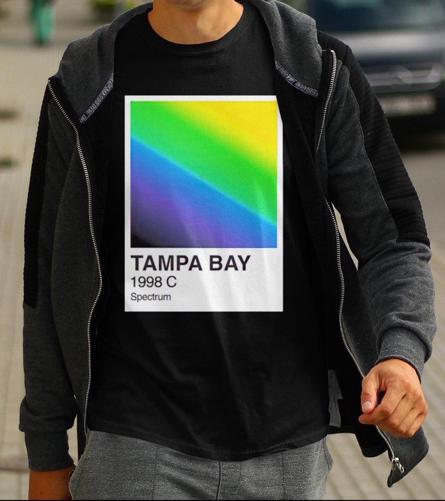 Tampa Bay 1998 C Spectrum Rainbow Gradient T-Shirt