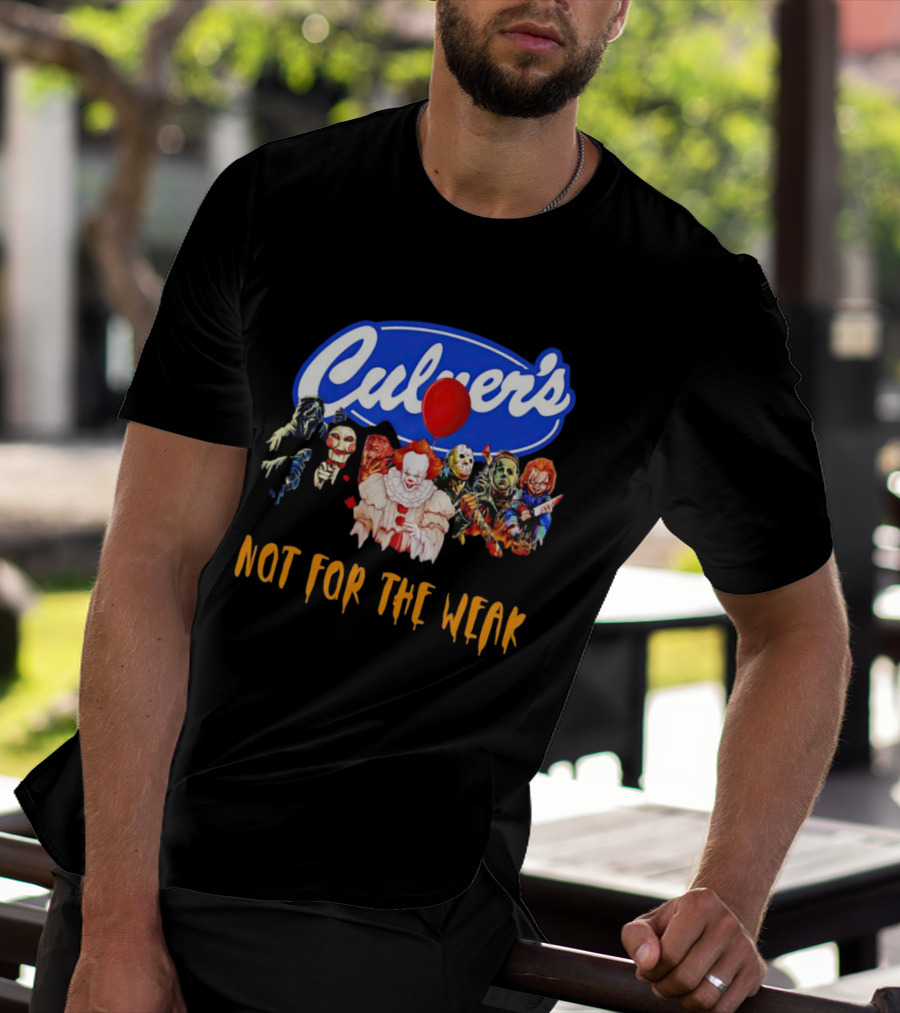 Culver’s Horror Movies Icons Not For The Weak Halloween T-Shirt