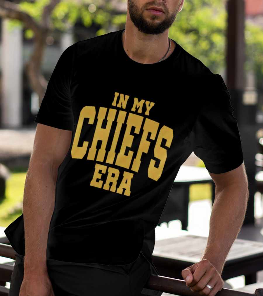 In My Chiefs Era Kansas City Football Fandom T-Shirt