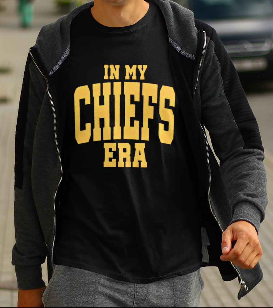In My Chiefs Era Kansas City Football Fandom T-Shirt