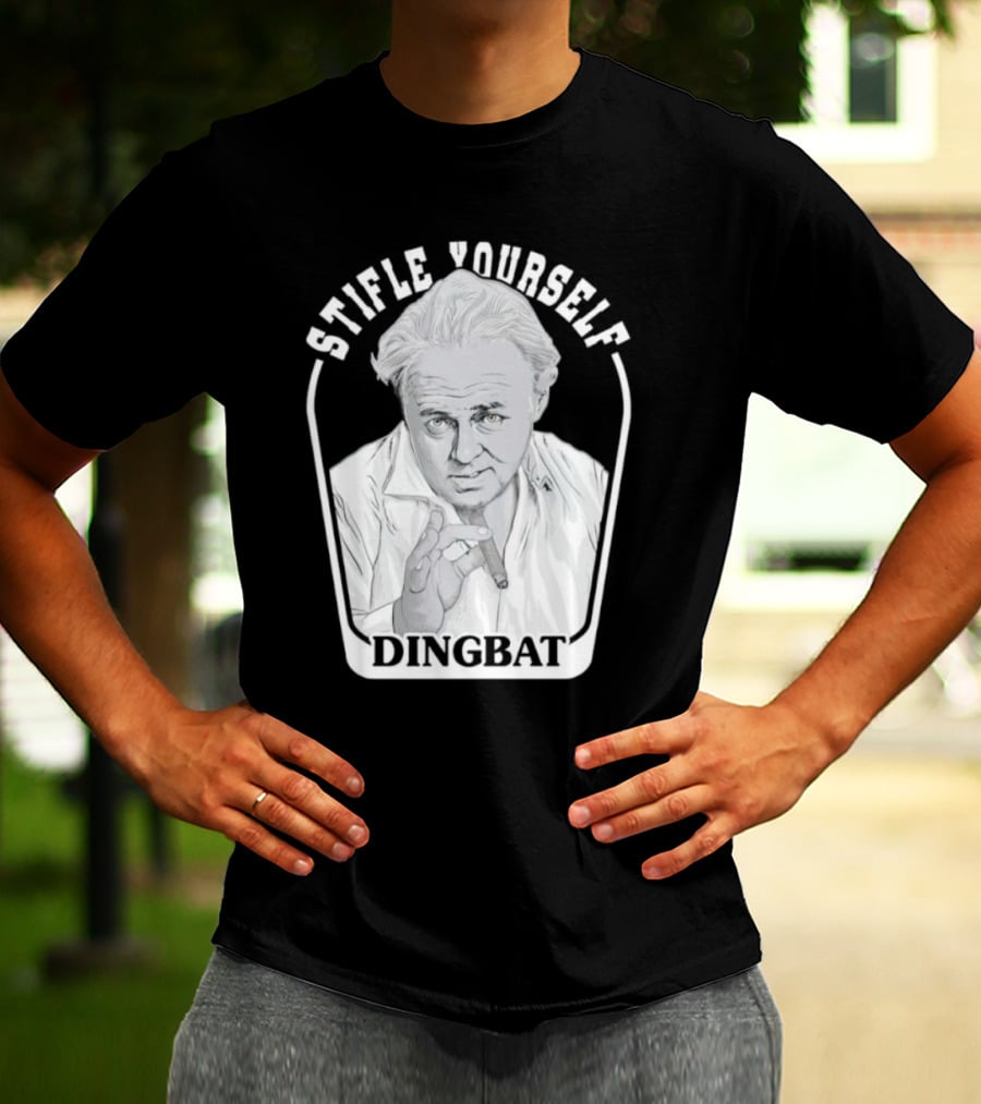 Stifle Yourself Dingbat Men's Iconic Character T-Shirt